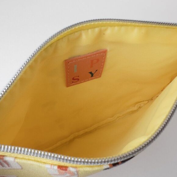 5/$20 Ipsy Glam Bag June 2020 Sunbathing Women Summer Yellow Vacation Makeup Bag - Picture 4 of 5